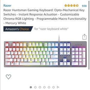 Razer Huntsman Mercury Edition
